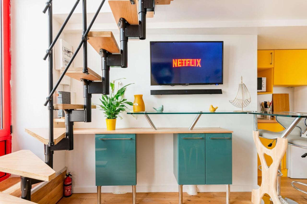 Beige Hospitalite - Elia Love Loft Centre Ville Saint-Etienne  Buitenkant foto